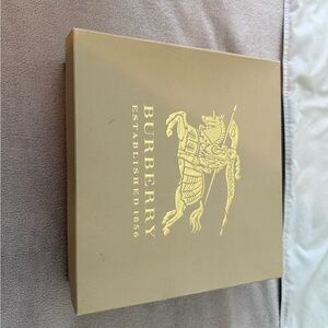 Burberry women’s black heeled ankle boots with Box